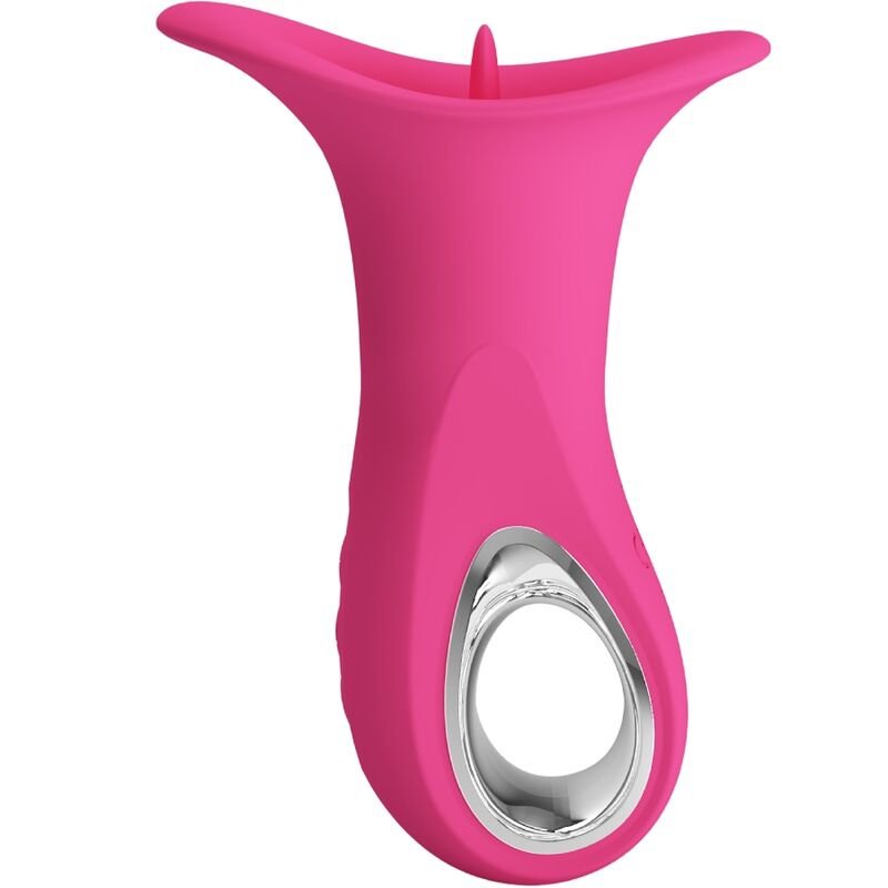 PRETTY LOVE - CLYDE VIBRADOR ORAL LÍNGUA VIBRANTE 12 VIBRAÇÕES ROSA - Image 4