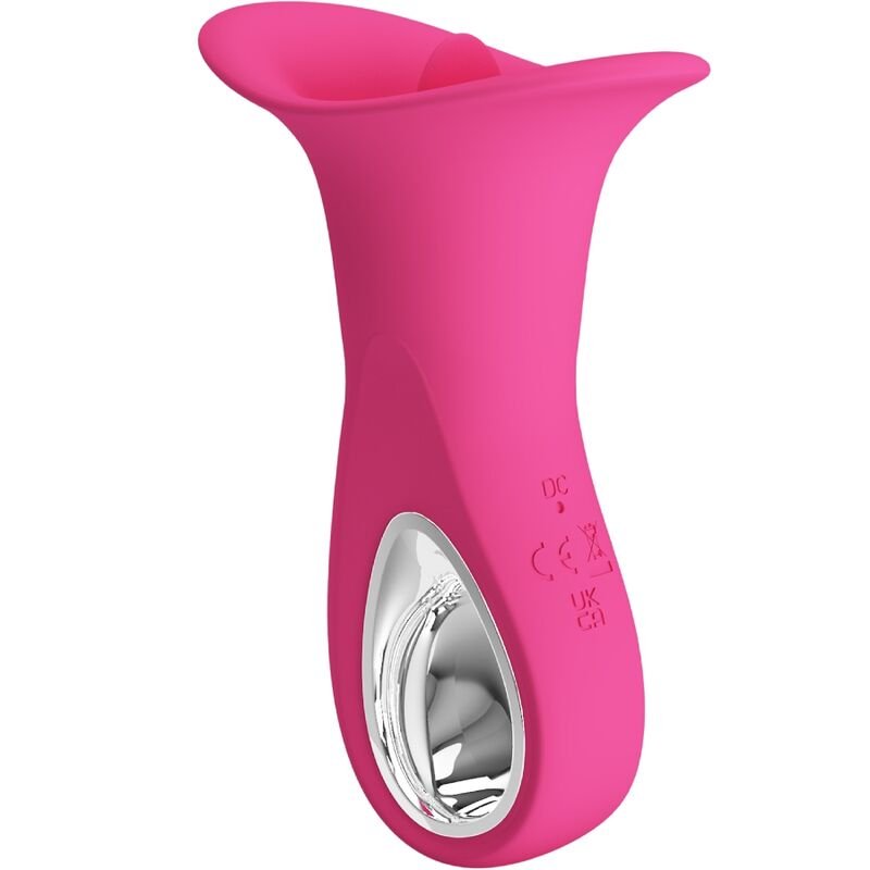PRETTY LOVE - CLYDE VIBRADOR ORAL LÍNGUA VIBRANTE 12 VIBRAÇÕES ROSA - Image 5