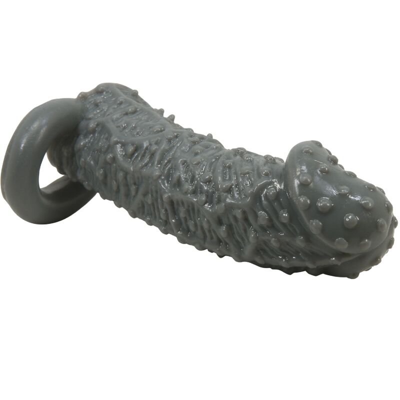 PRETTY LOVE - MANGA DE AMPLIAÇÃO E RETARDAMENTO DE PÊNIS REALÍSTICO MODELO 2 CINZA - Image 5