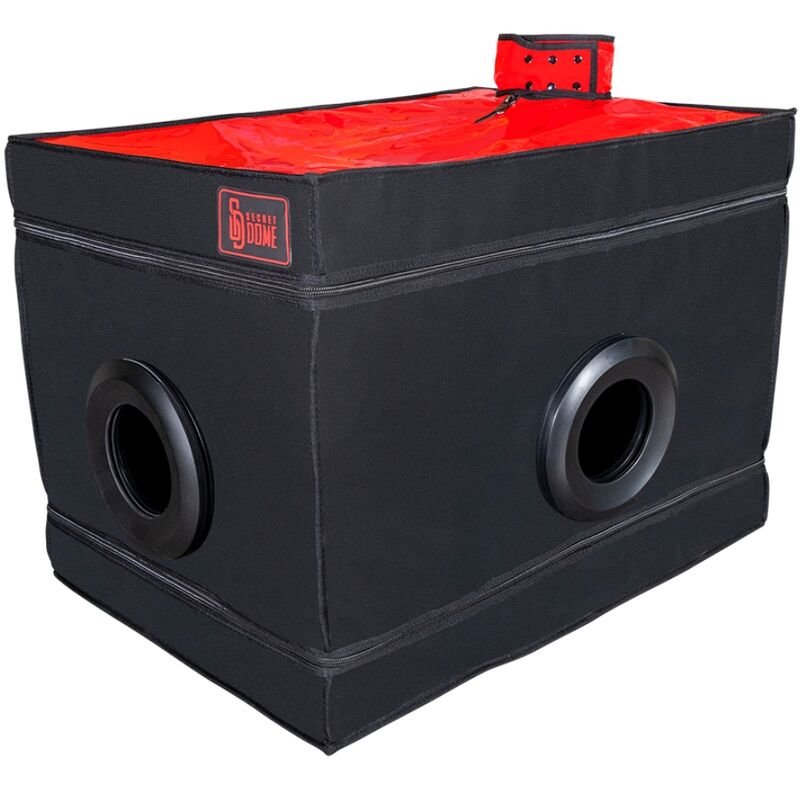 SECRET DOME - KINK CLUB LA NICHE CABIN PRETO E VERMELHO