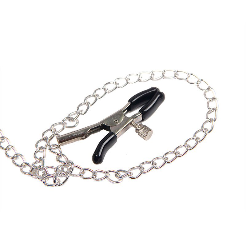 SUBBLIME - 953720 BONDAGE COURO TIRAS BREAST CLAMPS PRETO TAMANHO ÚNICO - Image 2