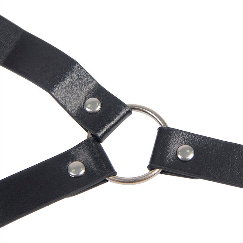 SUBBLIME - 953720 BONDAGE COURO TIRAS BREAST CLAMPS PRETO TAMANHO ÚNICO - Image 3