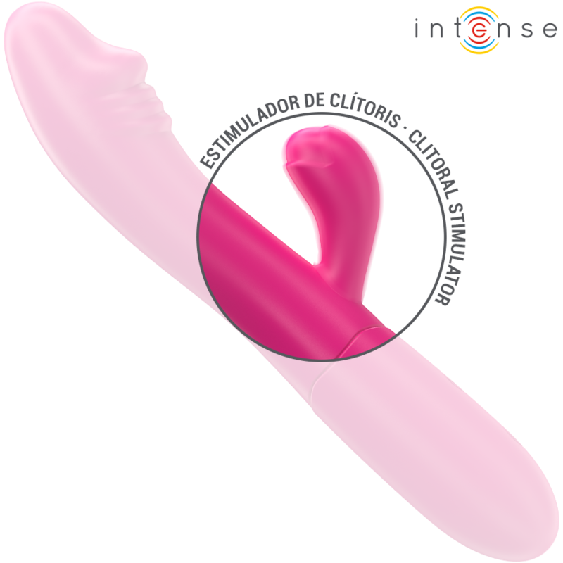 INTENSE - IVY VIBRADOR FLEXÍVEL 10 VIBRAÇÕES COM LÍNGUA ESTIMULANTE ROSA - Image 4
