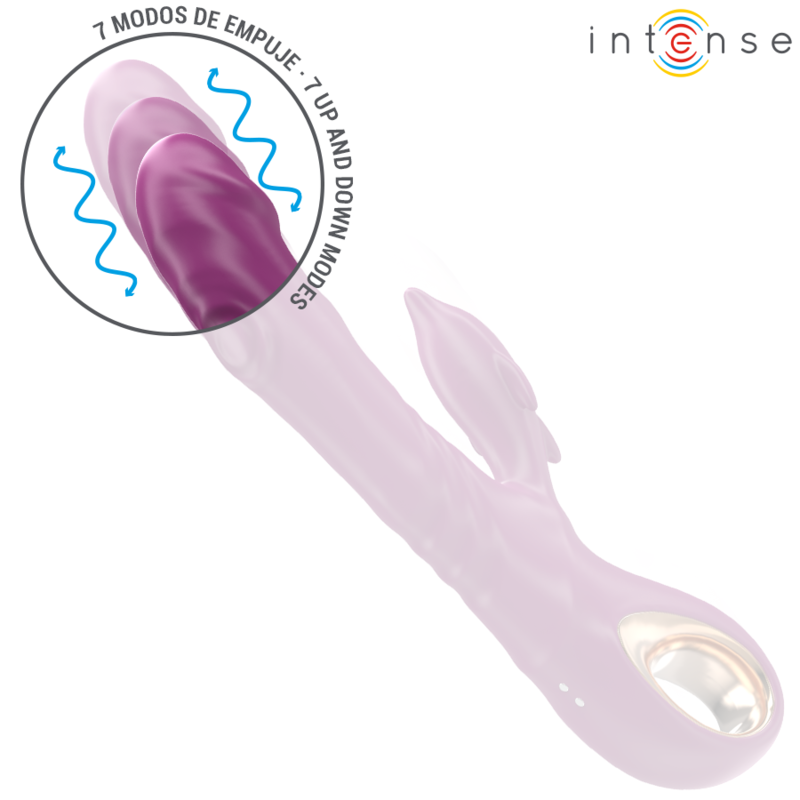 INTENSE - VIBRADOR MULTIFUNCIONAL HALLE COM LÍNGUA ESTIMULANTE DE GOLFINHOS ROXO - Image 3