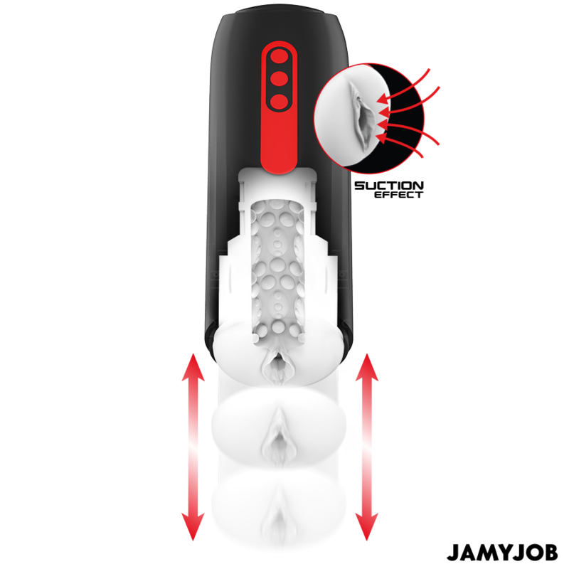 JAMYJOB - MASTURBADOR AUTOMÁTICO PHANTOM VAGINA 5 MODOS ONDAS ESTIMULANTES E IMPULSO - Image 2