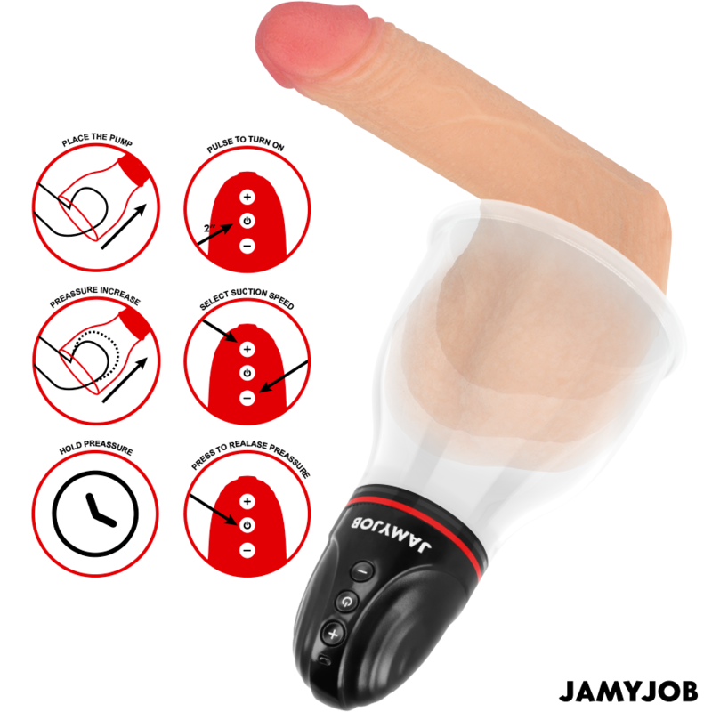 JAMYJOB - BOMBA DE TESTÍCULO AUTOMÁTICA XPAND LITE 3 NÍVEIS DE ONDAS ESTIMULANTES CINZA - Image 2