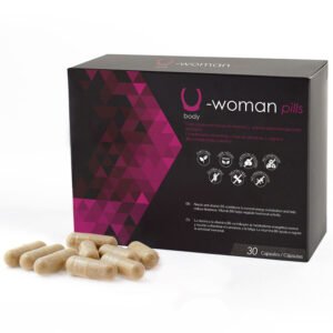 500 COSMETICS - U-WOMAN AUMENTA A LIBIDO FEMININA - 30 CÁPSULAS