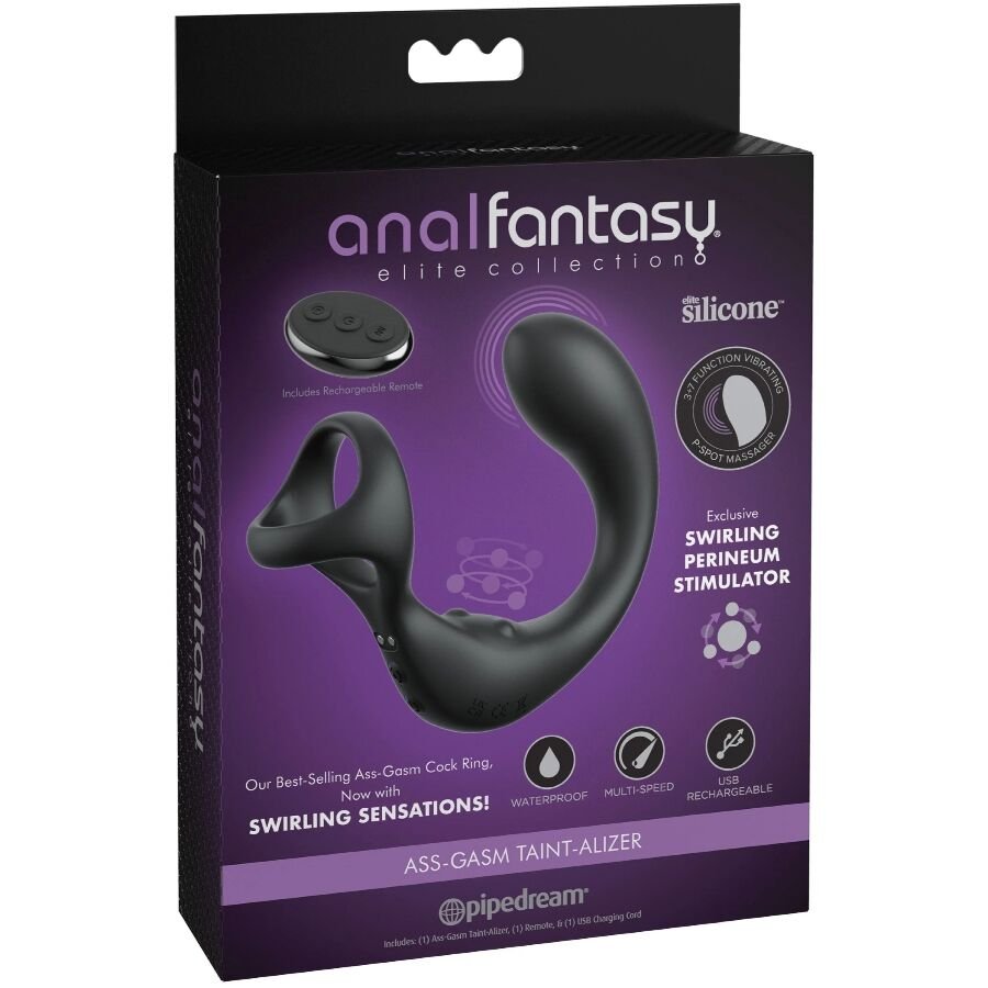 COLEÇÃO ANAL FANTASY ELITE - MASSAGEADOR ANAL VIBRANTE COM CONTROLE REMOTO - Image 5
