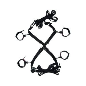 CALEXOTICS - SCANDAL CONJUNTO DE BRAÇADEIRAS DE CAMA CRUZADA