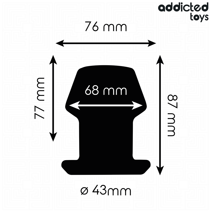 ADDICTED TOYS - PLUG ANAL EXTREMO OCO TAMANHO M 8,7 CM - Image 4