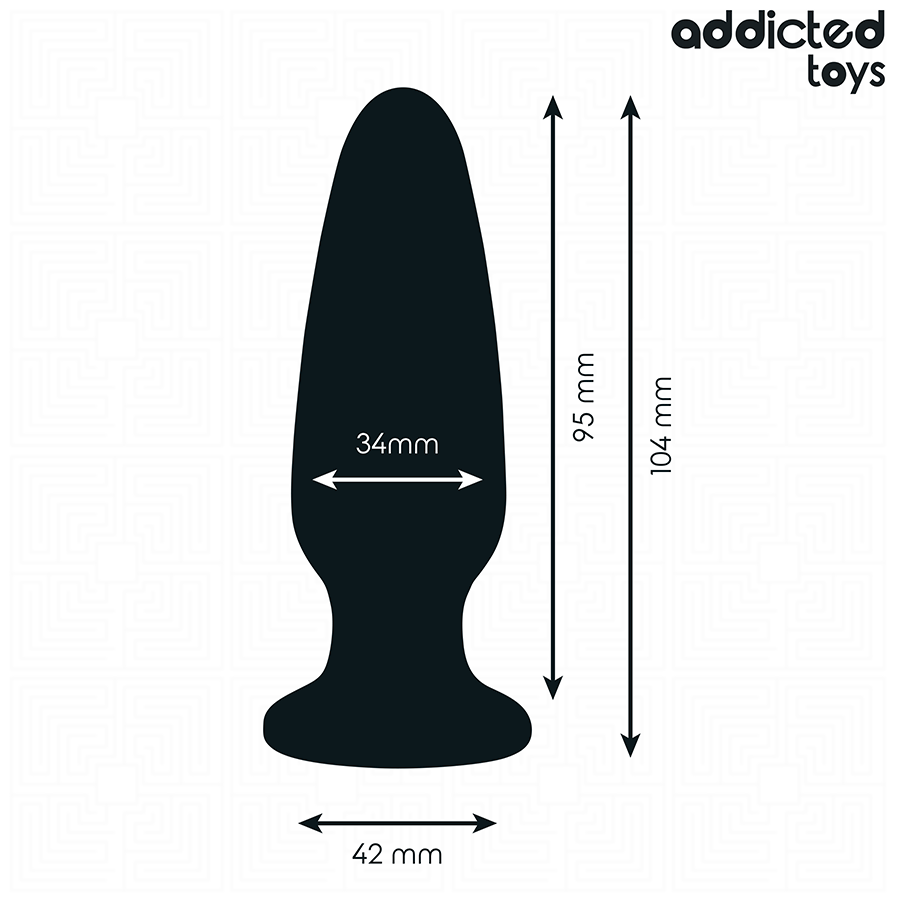 ADDICTED TOYS - PLUG ANAL COM JOIA TAMANHO M 10,4 CM - Image 4