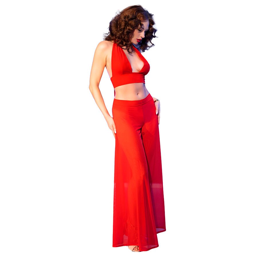 CHILIROSE - CR 4857 CONJUNTO DE BLUSA E CALÇA VERMELHA TAMANHO G - Image 2