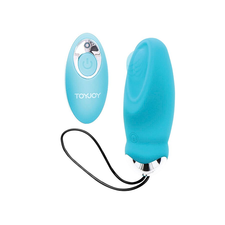 TOYJOY - FELICIDADE, EU ESTOU TÃO EXCITADO VIBRADOR COM CONTROLE REMOTO AZUL - Image 5