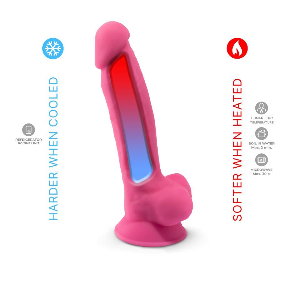 SILEXD – MODELO DE PÊNIS REALISTA 7 ROSA QUE BRILHAM NO ESCURO - Image 4