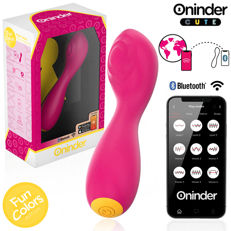 ONINDER CUTE - LOVE BUDDY MASTER VIBRADOR DE PONTO G - APLICATIVO MUNDIAL GRATUITO