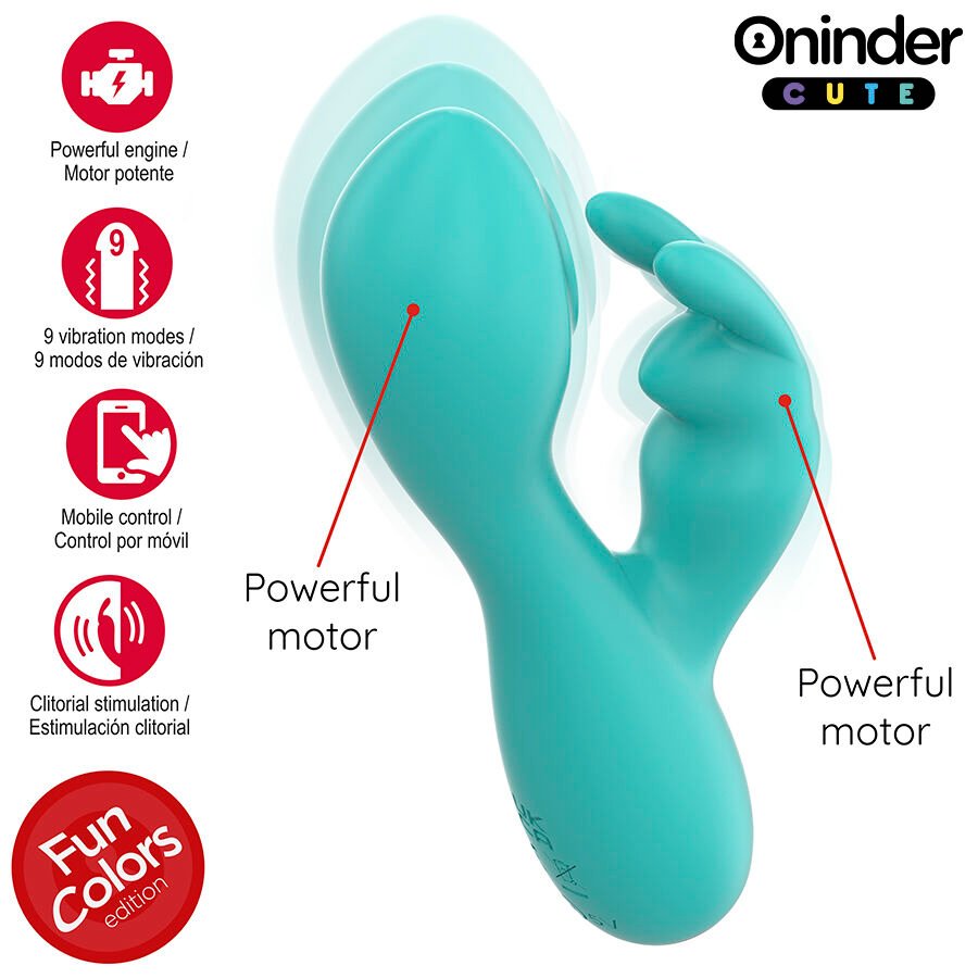 ONINDER CUTE - LOVE BUNNY VIBRADOR CLITÓRISMO PONTO G - APLICATIVO MUNDIAL GRATUITO - Image 5