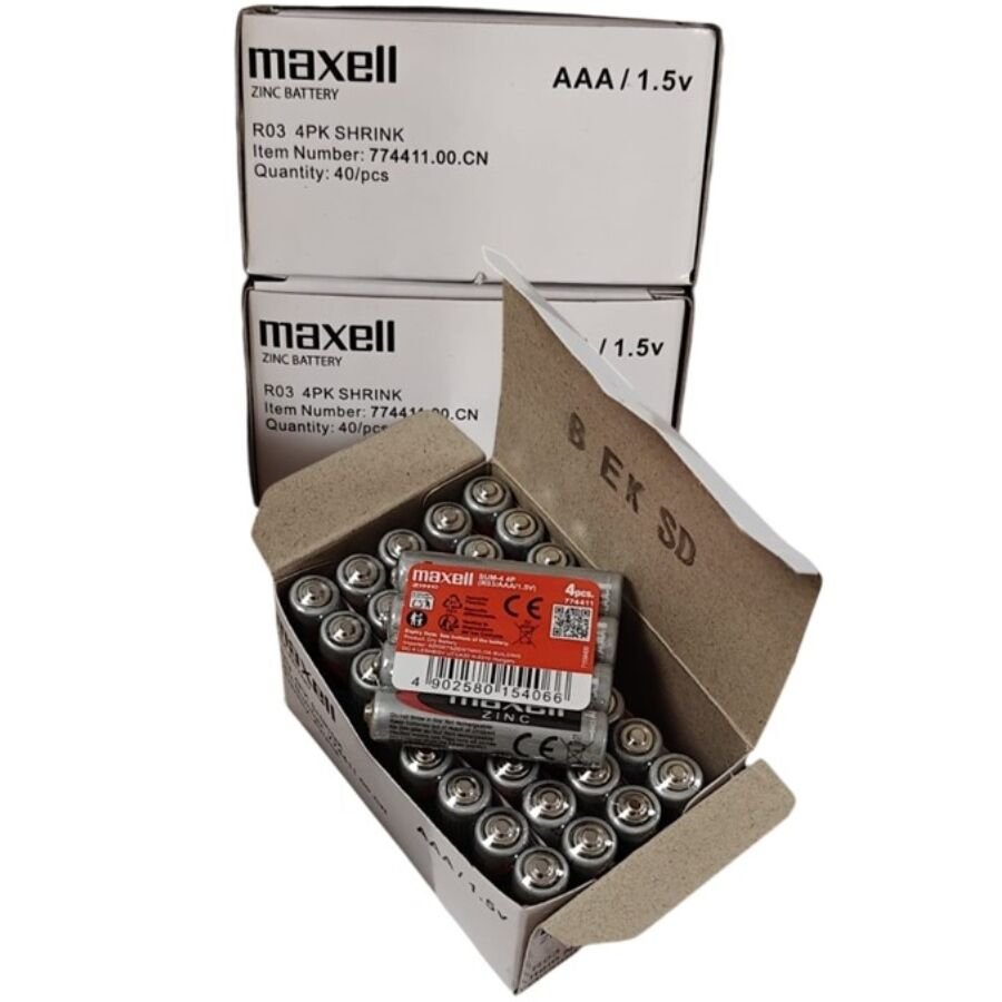 MAXELL - PILHA SALINA MANGANESO AAA R03 RETRÁTIL*4 - Image 2