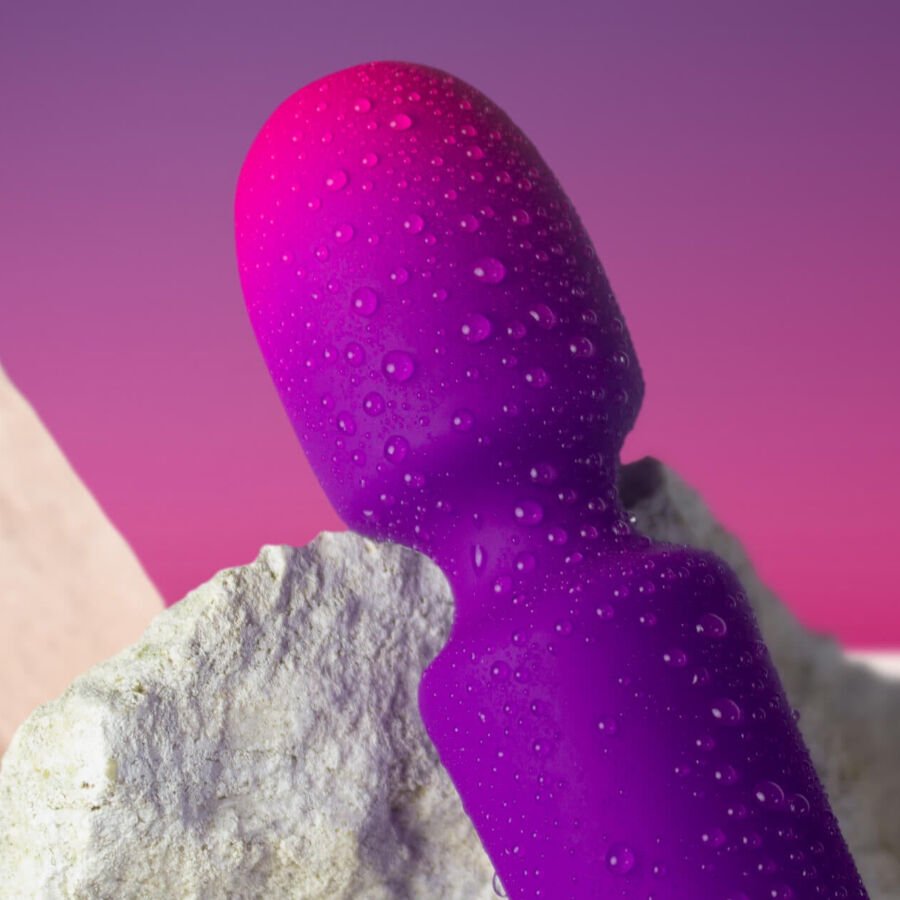 ROCKS-OFF - GLO-GIRL VIBRADOR WAND MINI ROXO - Image 3