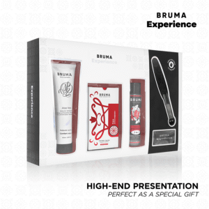BRUMA XPERIENCE - KIT DE TENTAÇÃO VIBRO-ORGÁSMICA DE MORANGO DOCE