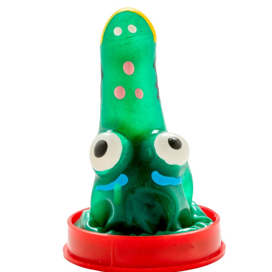 CONDOMERIE - PRESERVATIVOS NOVIDADES PINTADOS À MÃO MODELO CROCODILO 1 - Image 3