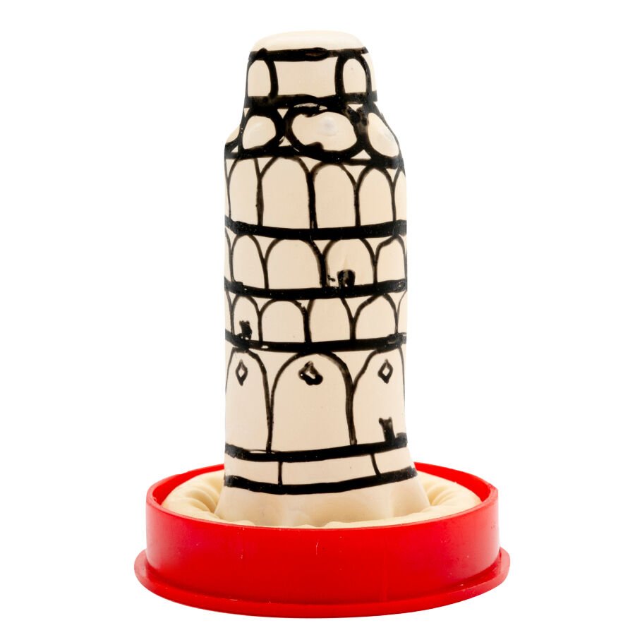 CONDOMERIE - PRESERVATIVOS NOVIDADES PINTADOS À MÃO TORRE DE PISA - Image 2