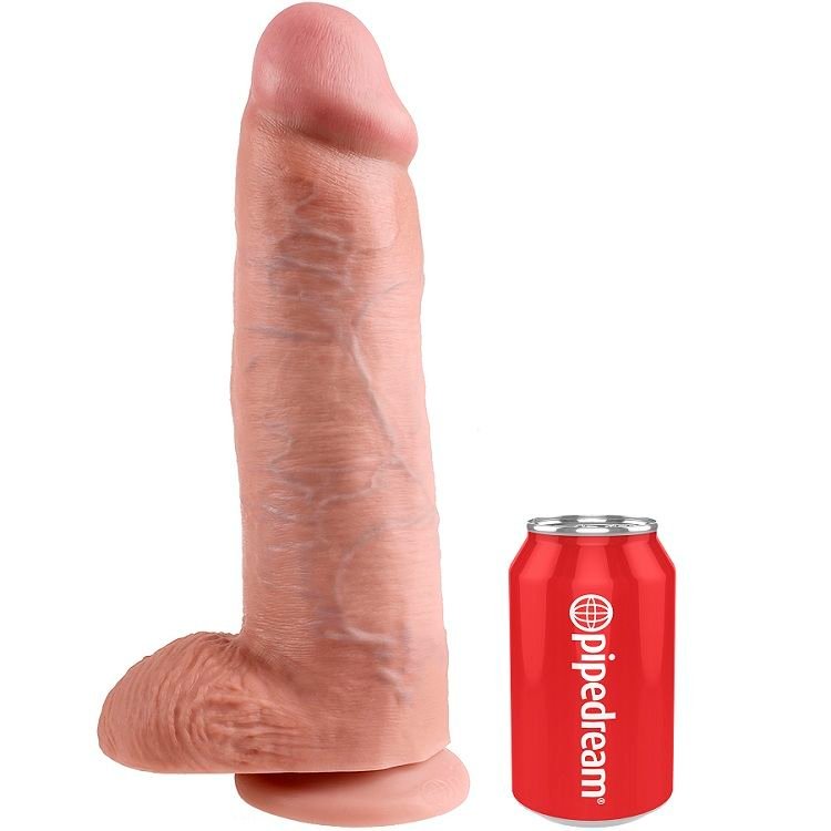 KING COCK - 12 CARNE DE DILDO COM BOLAS 30.48 CM - Image 3