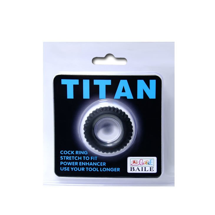 BAILE - ANEL DE PÊNIS TITAN PRETO 1.9 CM - Image 5