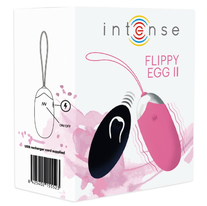 INTENSE - OVO VIBRANTE FLIPPY II COM CONTROLE REMOTO ROSA - Image 5