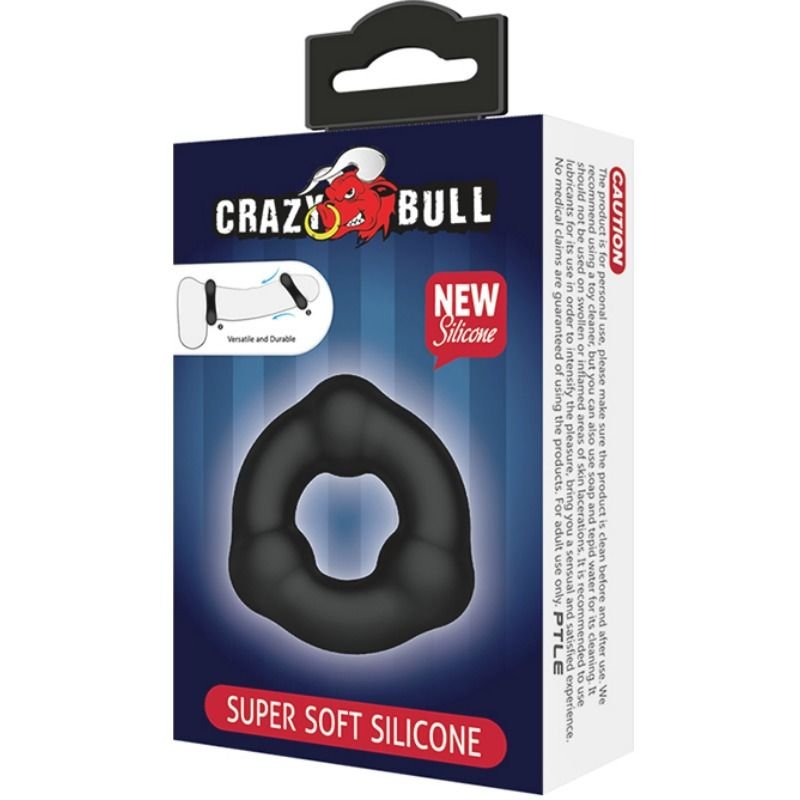 CRAZY BULL - ANEL DE SILICONE SUPER MACIO COM NÓDULOS - Image 5