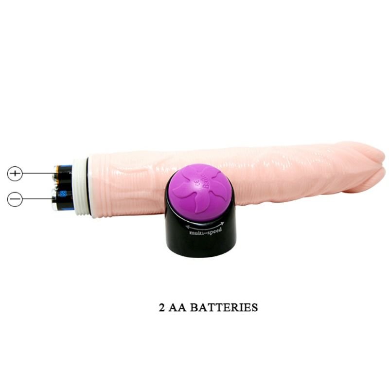 BAILE - VIBRADOR REALÍSTICO ADOUR CLUB 23 CM NATURAL - Image 2
