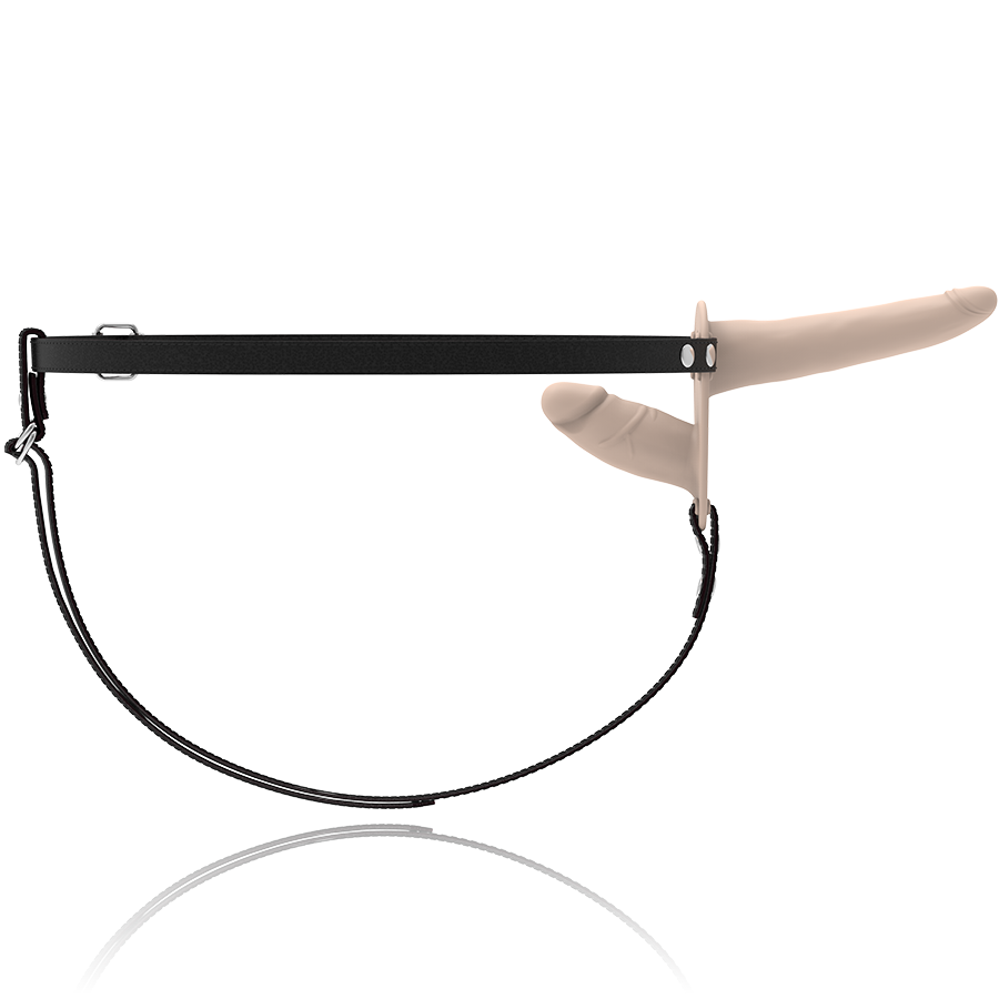 FETISH SUBMISSIVE HARNESS - VIBRADOR FLESH UP DE DUPLA PENETRAO - Image 4