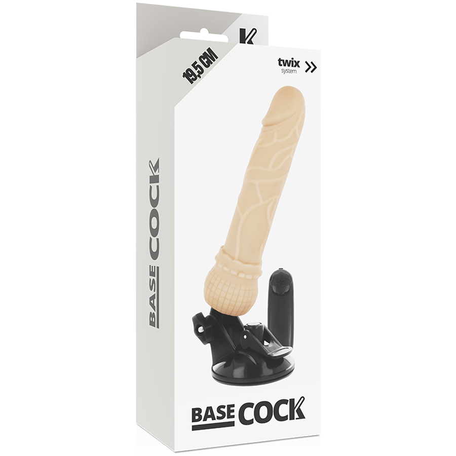 BASECOCK - VIBRADOR DE CONTROLE REMOTO NATURAL REALISTA BASECOCK 19,5 CM - Image 4