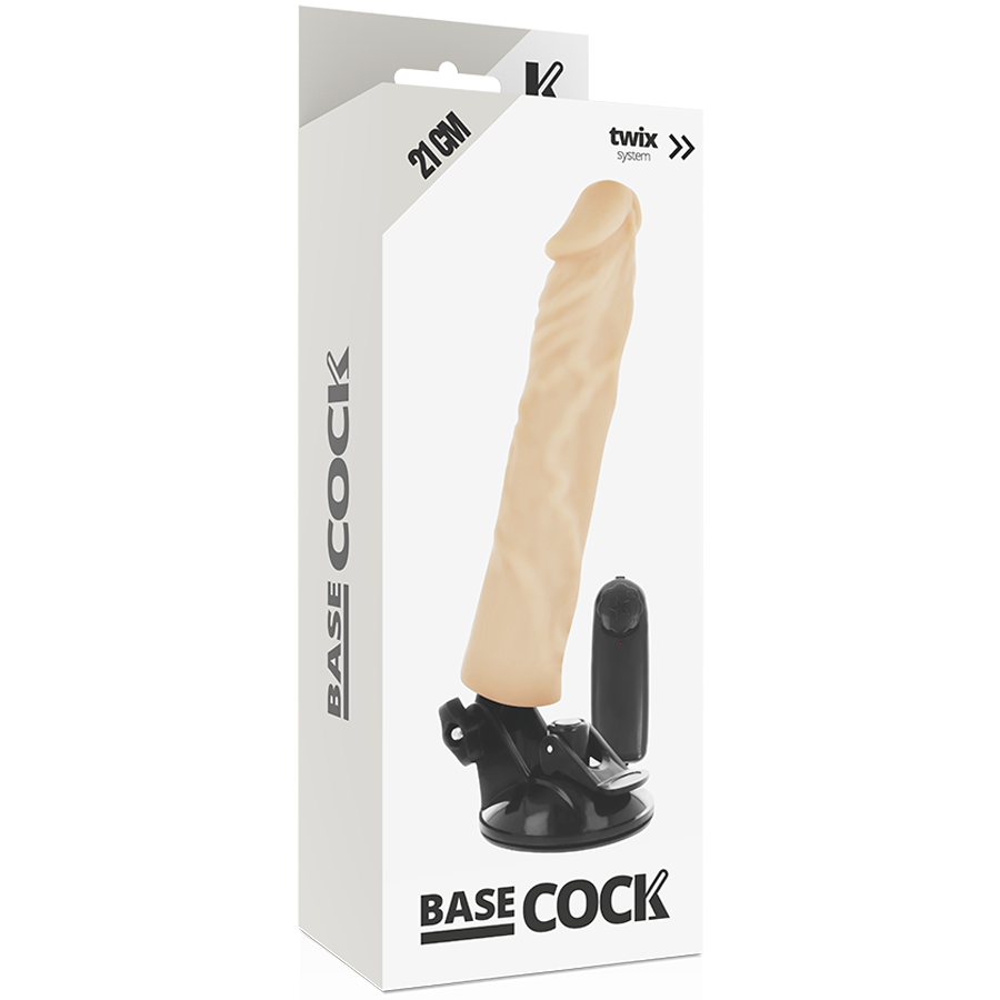 BASECOCK - VIBRADOR REALÍSTICO CONTROLE REMOTO NATURAL 21 CM -O- 4 CM - Image 4