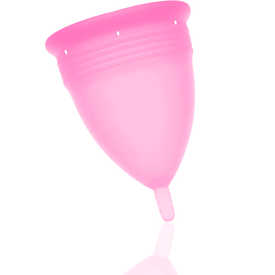 STERCUP - COPO MENSTRUAL DE SILICONE FDA ROSA - TAMANHO L - Image 3