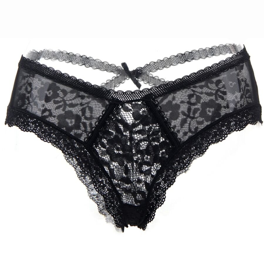 QUEEN LINGERIE - CALCINHA DE RENDA FLORAL S/M - Image 3