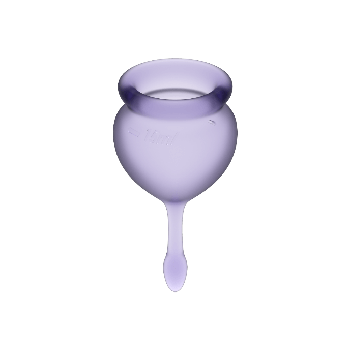 SATISFYER - FEEL GOOD COPO MENSTRUAL ROXO 15 + 20 ML - Image 2