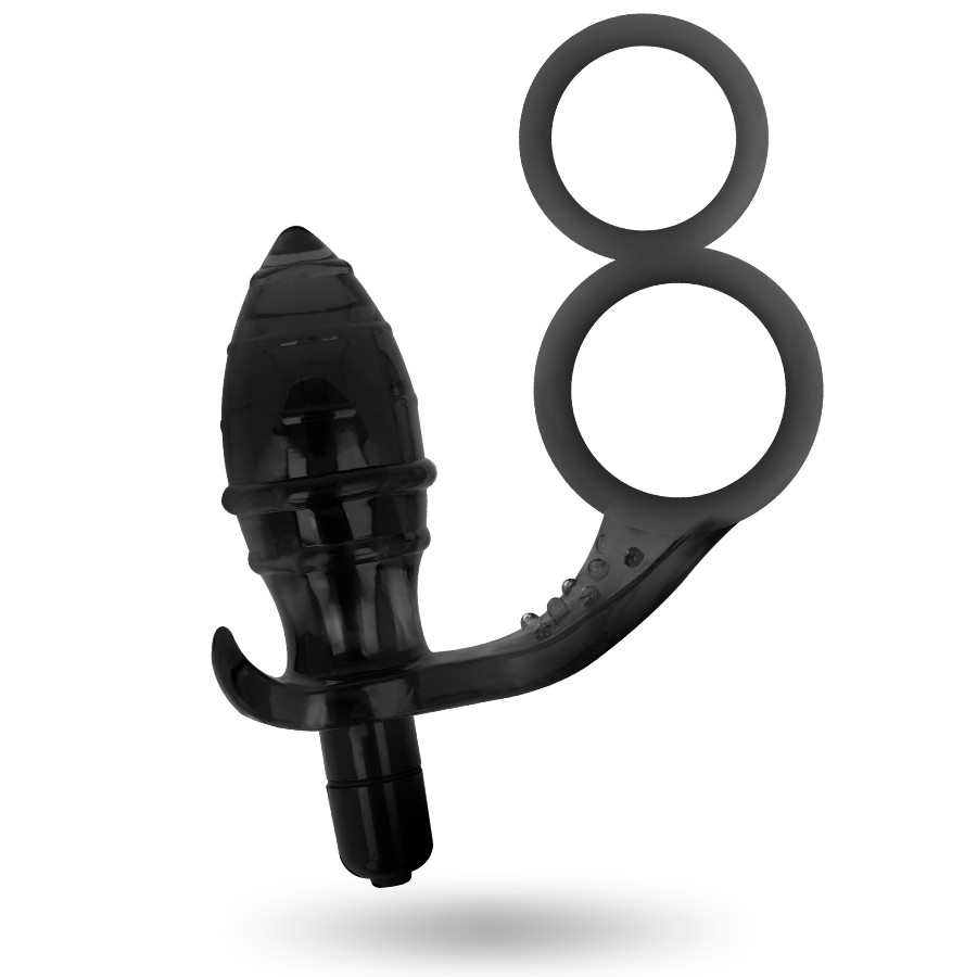 ADDICTED TOYS - PLUG ANAL COM ANEL DUPLO PRETO - Image 4
