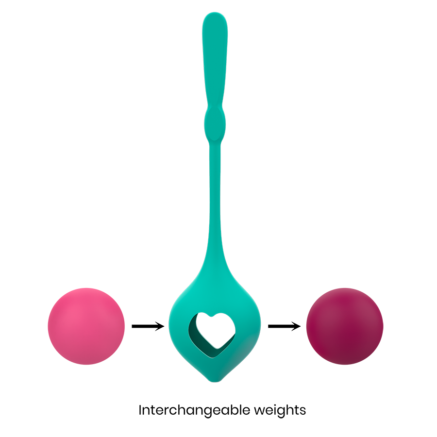 RITHUAL - CONJUNTO DE TREINAMENTO PÉLVICO DEVA AQUA GREEN - Image 5