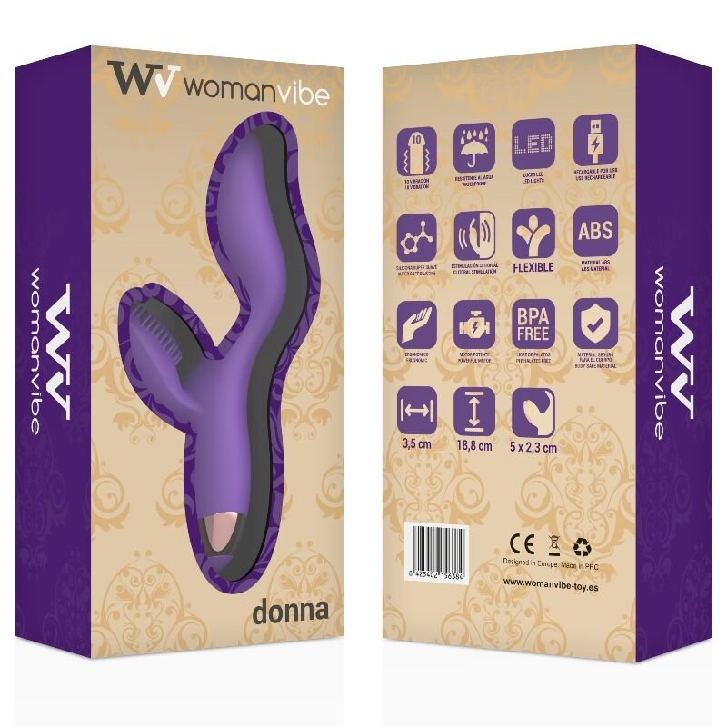 WOMANVIBE - DONNA VIBRADOR DE SILICONE RECARREGÁVEL - Image 2