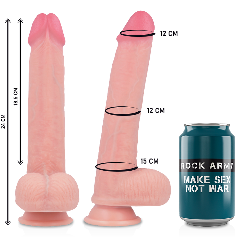 ROCKARMY - ARN S + DILDO SILICONE LÍQUIDO PREMIUM KINGCOBRA 24 CM -O- 4.77 CM - Image 3