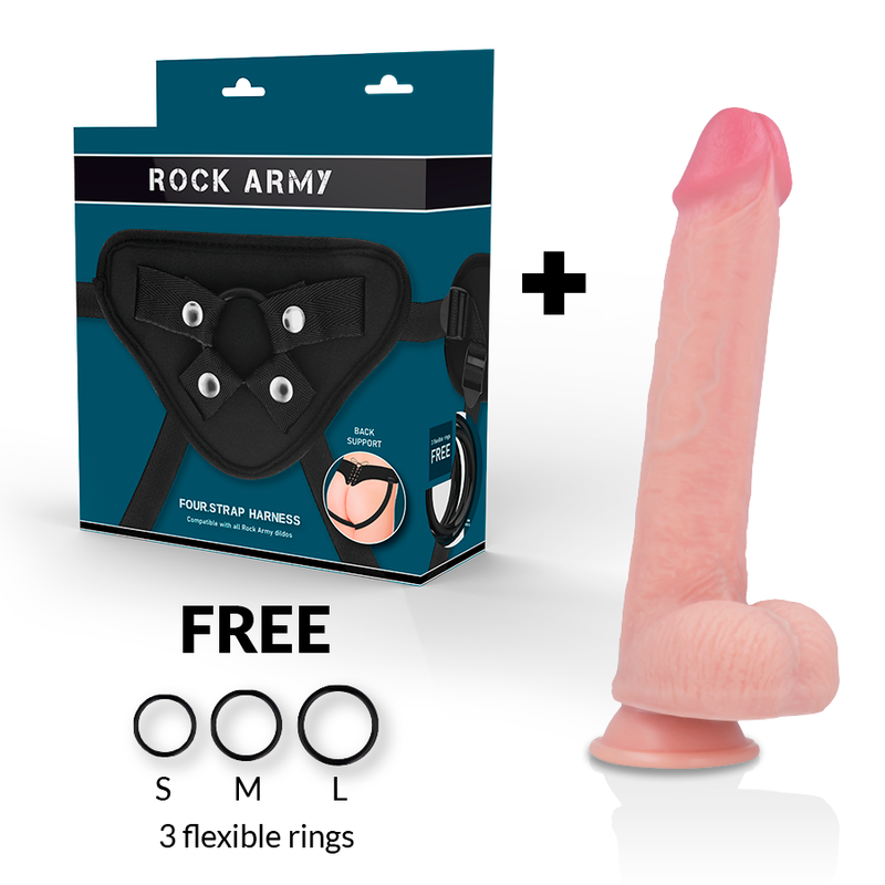 ROCKARMY - ARN S + DILDO SILICONE LÍQUIDO PREMIUM KINGCOBRA 24 CM -O- 4.77 CM - Image 2