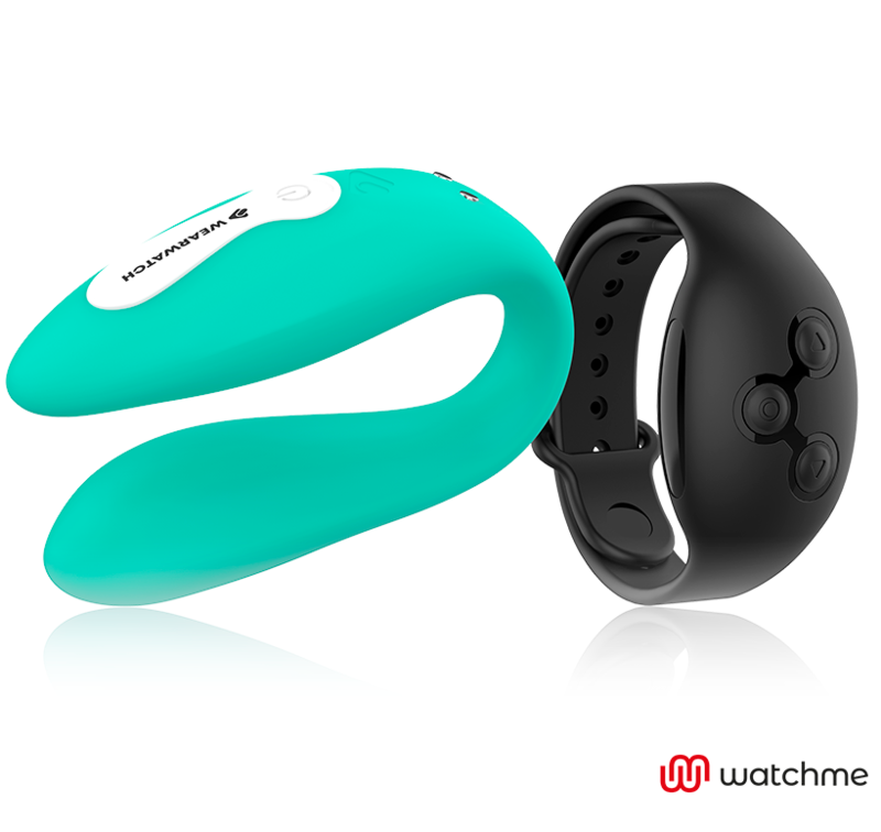 WEARWATCH - VIBRADOR DE TECNOLOGIA DUPLA WATCHME AQUAMARINE / JET - Image 2